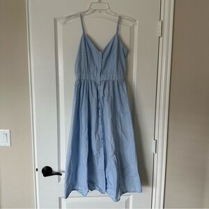 H&M Light Blue Polka Dot Dress